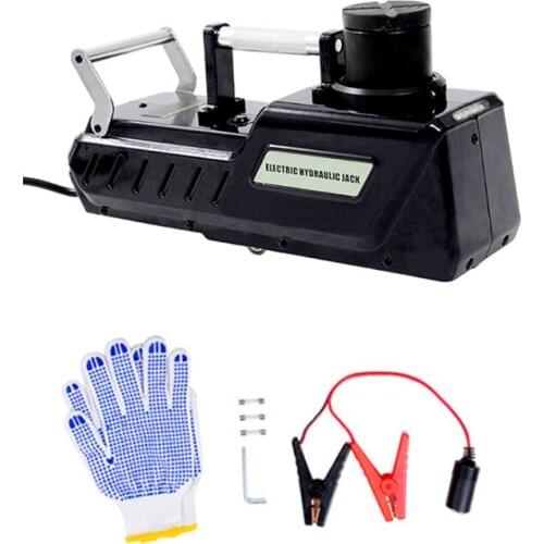 Portable Car Tire Repair Tool Kit 10 Ton 12v Electric Jack Hydraulic Jacks