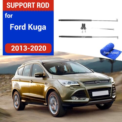 Refit Car Front Hood Cover Hydraulic Rod Strut Spring Shock Bar Car Styling For Ford Kuga Escape C520 2013 2015 2017 2019
