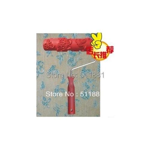 7'' hard rubber paint roller FREE shipping 180mm liquid wallpaper print tools wallpaper paint tools DIY wall decoration