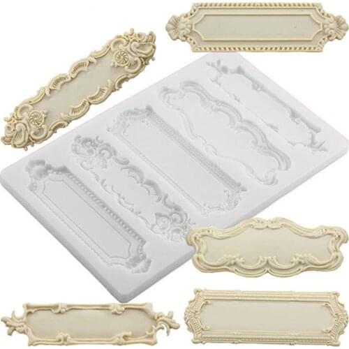 Rose Flower Lace Cake Silicone Mold Fondant Mold Birthday Decorating Gumpaste K612 Cake Tools Mold Chocolate Q3R6