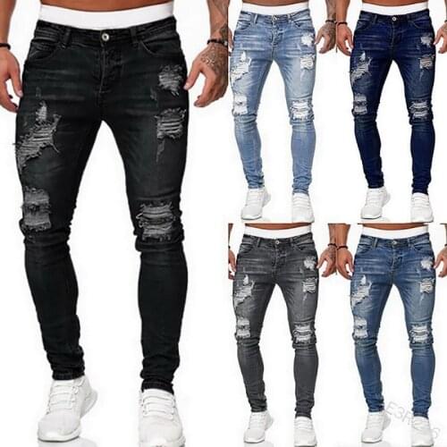 Uefezo Ripped Jeans For Men