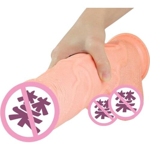 Adult masturbator super thick and realistic dildo powerful penis G-spot stimulation large size anal couple sex toy happy life