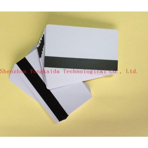 Yongkaida rfid smatr card 3000pcs/lot printable Blank PVC Card Hico magnetic stripe card rfid card
