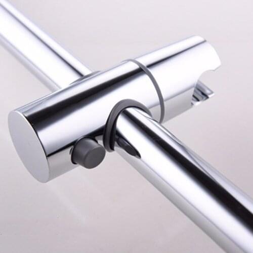 1pcs Sturdy Bathroom Shower Rail Head Slider Holder Adjustable Replacement Bracket Made In Sturdy 25/19/22mm