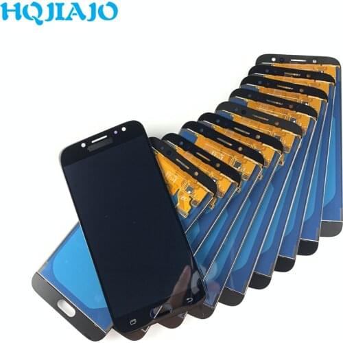 10Piece/lot TFT LCD For Samsung Galaxy J7 Pro 2017 J730 J730F Display Touch Screen Digitizer Assembly Can Adjust Brightness