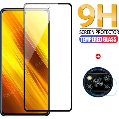 2in1 Tempered Glass Camera Lens For Xiaomi POCO X3 NFC Screen Protector For Xiaomi Poco x3 nfc for xiaomi mi poco x3 Glass Film
