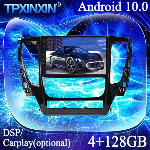 Android 10.0 For Mitsubishi Pajero 2016-2018 4G+128G PX6 IPS Carplay Multimedia Player Tape Recorder GPS Navigation Auto Radio