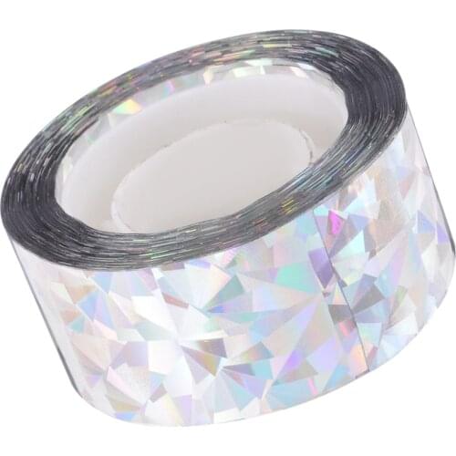 Anti Bird Tapes Pigeons Repeller Tapes Repellent Fox Ribbon Tapes Double-Sided Reflective Bird Scare Ribbon Anti-Bird Device