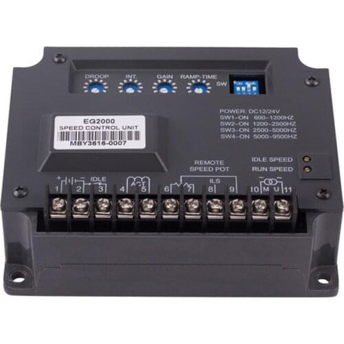 EG2000 Diesel Generator Set Controller DC Electronic Governor Electric Board Speed Govornor Brushless Motor Genset Part