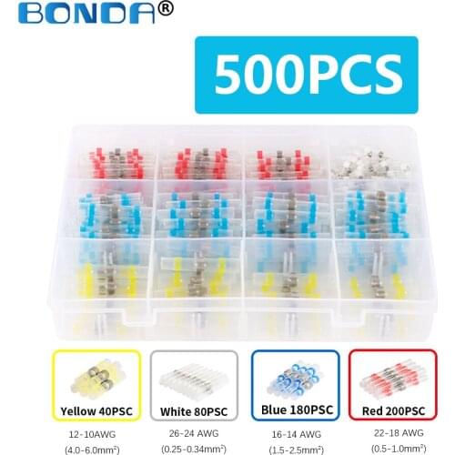 Box-Packed Wire Terminals Shrinkage Electrical Car Thermal Connector Solder Extrusion Block Cable Termination Wireway Clamping