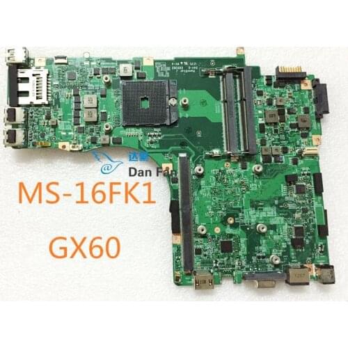 For MSI GX60 Laptop Motherboard MS-16FK1 VER:1.2 Mainboard 100%tested fully work