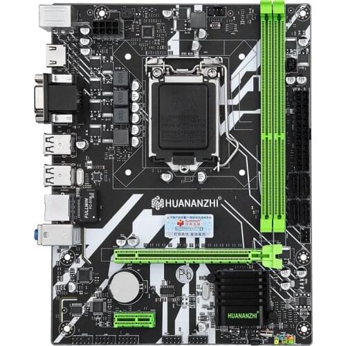 HUANANZHI H61 PLUS V3.1 Motherboard support Intel® 1155 Processors M-ATX with Dual-Channel DDR3 Memory HDMI+VGA+COM