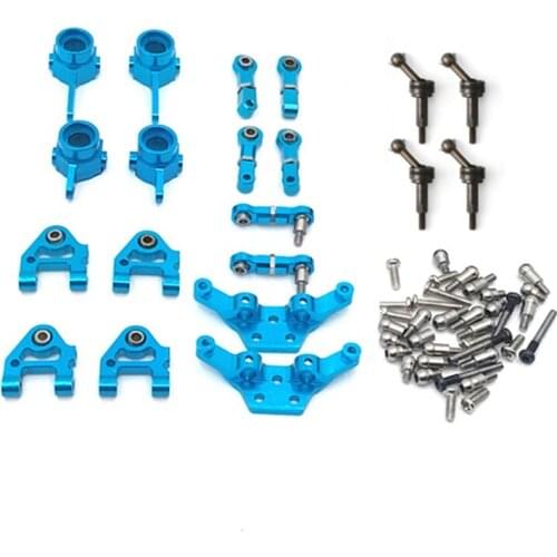 K989 Metal Full Set Upgrades Parts Accessories Kit for Wltoys K969 K979 K989 K999 P929 P939 1/28 RC Car