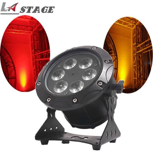Outdoor 6x18W Rgbwa Uv 6in1 Led Par Light With Wireless Battery Led Uplight Ip65