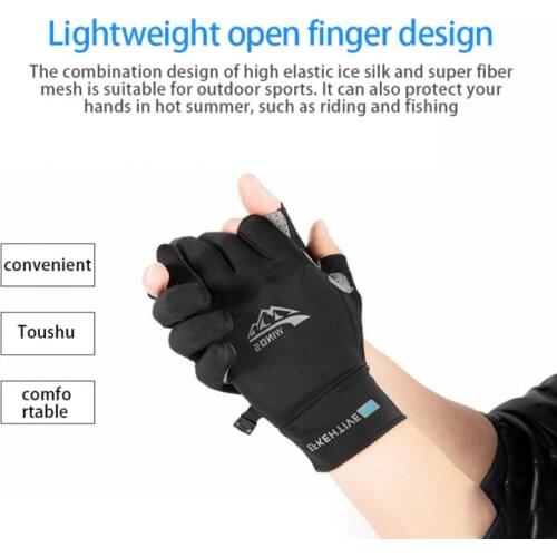 Unisex Touchscreen Summer Anti-skid Breathabl Cycling Bicycle Bike Outdoor Camping Motorcycle Gloves Sports Full Finger Fishing