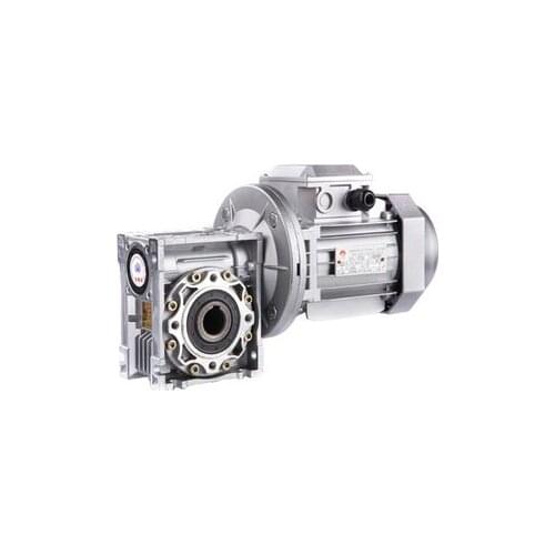 NMRV aluminum alloy reducer with motor single-phase 220V two 0.37KW0.55KW0.75KW gearbox