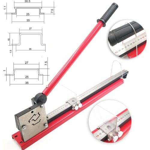 Din Rail Cutter Tool With Ruler Burr-free Wire Duct Cutter DRC-35 For 3 Type Size Wiring Duct Cutting Tool