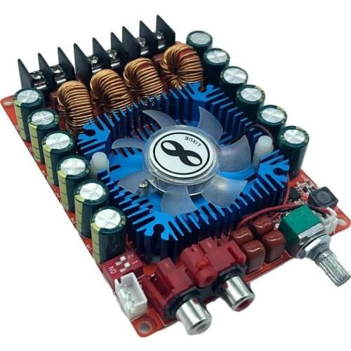 TDA7498E high power digital power amplifier board 2.0 HIFI stereo 160W*2 support BTL220W DC12V-36V