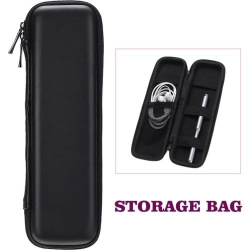 Waterproof Black Storage Bag EVA Leather Hard Shell Storage Carry Case Bags Holder Pouch For Pencil Accessories Gadgets