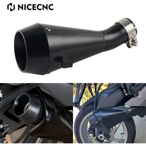 For Suzuki GSXR600 GSXR750 GP Slip On Exhaust Black Muffler Removable DB killer GSX-R750 GSX-R600 2011-2020 2019 2018 2017 2016