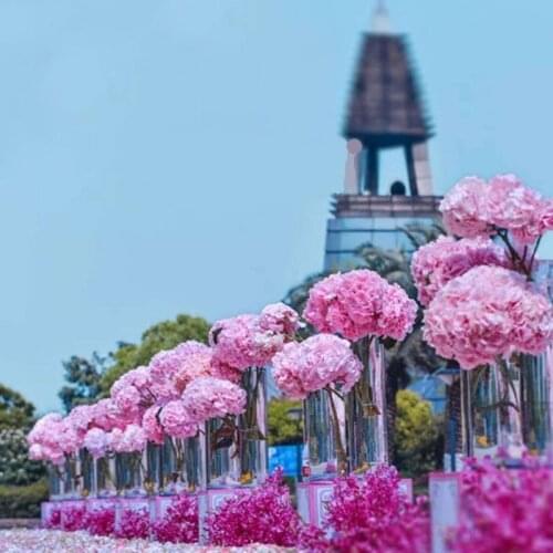 10PCS Tabletop Vase Wedding Flower Vase/Stand Table/Wedding Centerpieces Acrylic Flowers/Floor Vases For Party Decoration HQ0602