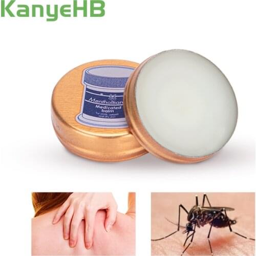 3pcs Relief Headache Dizziness Cool Ointment Menthol Balm Refreshing Cream for Muscle Rub Aches Anti-itching Medical Plaster