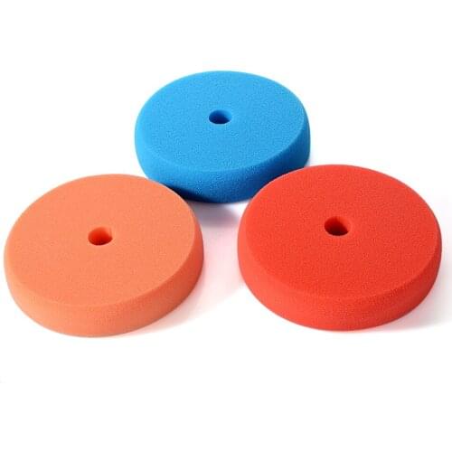5Pcs 6 INCH 150mm Car Polishing Sponge Waxing Buffing Plate Pads Polishing Pad Kit Set Cleaning Tools For Car Polisher