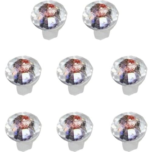 8 Packs Hair Jewelry Decorative Rhinestones Crystals For Wedding Prom Party