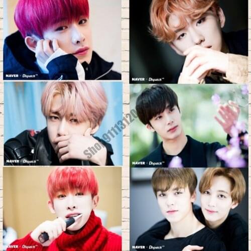 DIY 5D Diamond Mosaic MONSTA X Korean Band Diamond Painting Cross Stitch Kits Embroidery Full Square Round Home Decoration