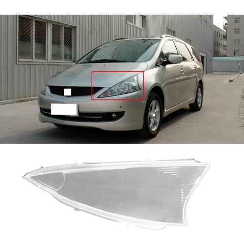 CAPQX For Mitsubishi Grandis Front Head Light Headlamp Cover Lampshade Waterproof Lampcover Lamp Shade Shell Hood