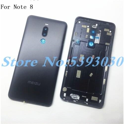 Original Metal Battery Door Back Cover Housing Case For Meizu Note 8 M822H M822Q With Camera Lens