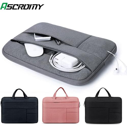 Laptop Bag Case For MacBook Air Pro Mac Book 13.3 13 15 15.4 15.6 16 inch Huawei Matebook D 14 Computer Sleeve Cover Accessories