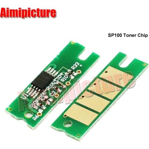 SP100 SP-100 SP100E Toner Cartridge Chip For Ricoh Aficio SP-100e/100SFe 407165 407166 Chip 1.2K 3pcs/lot