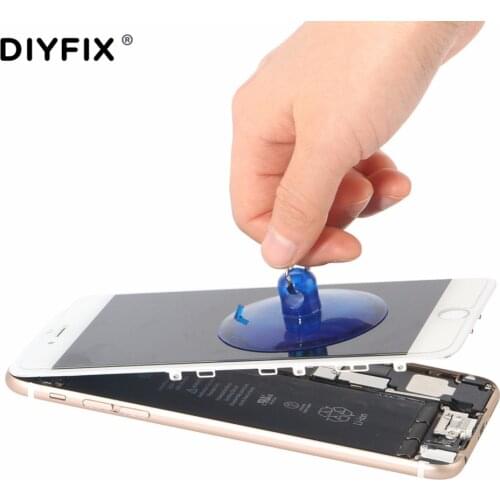 DIYFIX 2.2inch Heavy Duty Suction Cup with Metal Key Ring Tool for Mobile Phone LCD Screen Disassembly Repair Opening Tools