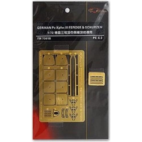 Flyhawk FH72018 1:72 SCALE GERMAN pz.kplw.III FENDER&SCHURZCN