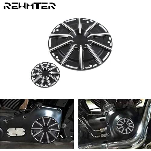 Motorcycle 5 Holes Derby Timer Clutch Timing Cover For Harley Touring Softail Dyna Road Glide Low Rider Fat Boy FLSTF FLHT FLTR