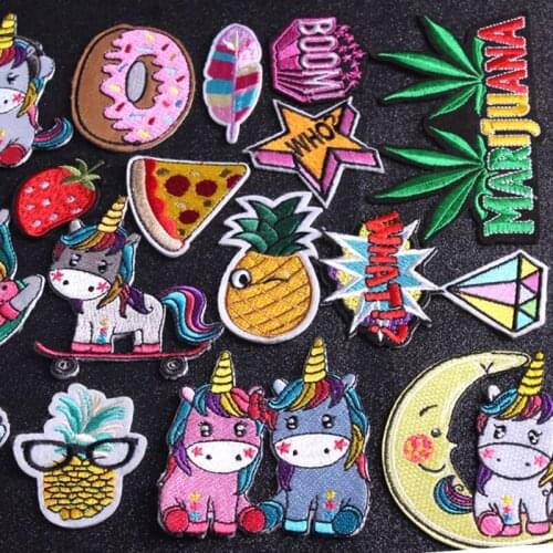 Anime Embroidered Patches For Clothing Iron On Patches For Clothes Badge Cute Patch On Clothes Jacket Patch Applique Diy Sewing
