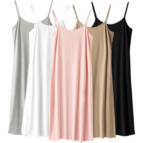 Night Dress Sleeveless Nighties Summer Modal XL-5XL Plus Size Mini Dress Sexy Nightgown Soft Sleepwear Nightwear For Women