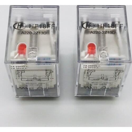 HF18FF-A220-2Z13D 7A 250VAC relays
