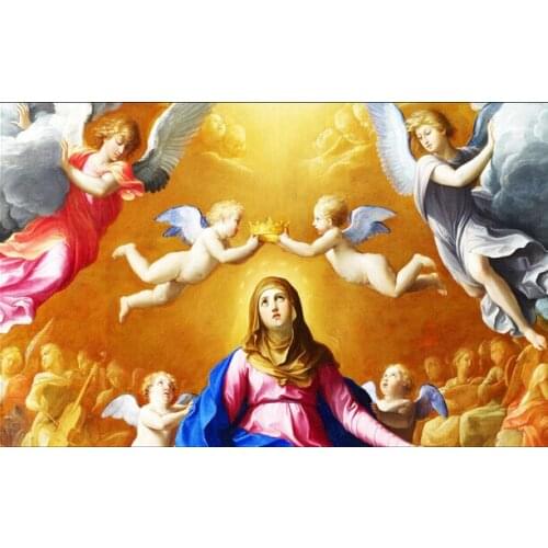 Custom luxury 3D Wallpaper, angel oil painting for the living room bedroom TV background wall waterproof papel de parede