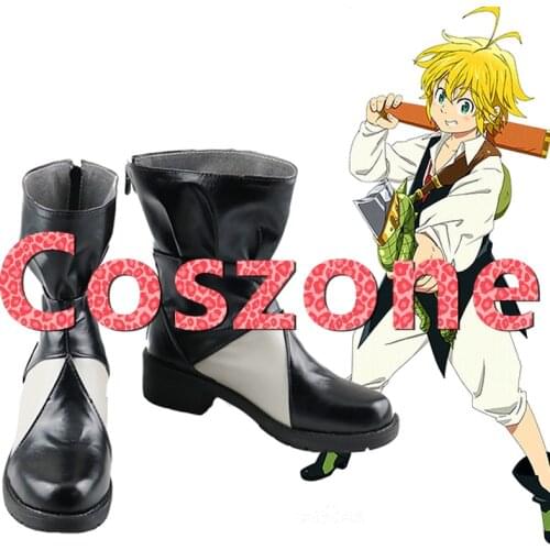 The Seven Deadly Sins: Revival Of The Commandments Nanatsu No Taizai Season 2 Dragons Sin Of Wrath Meliodas Cosplay Shoes Boots