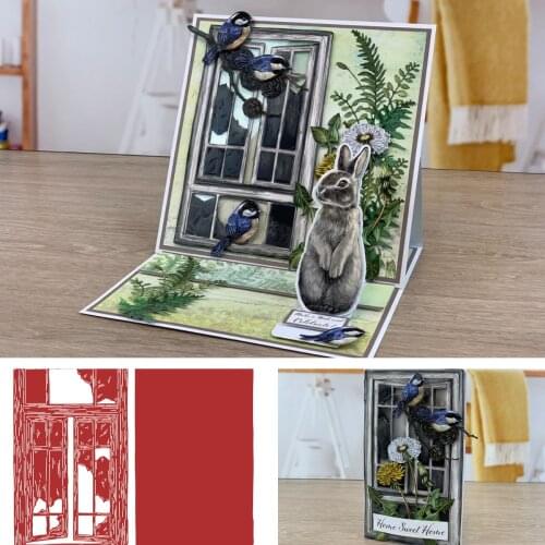 Doors and Window Metal Cutting Die Scrapbook Embossed Paper Card Album Craft Template Cut Die Stencils New for 2021 Arrive