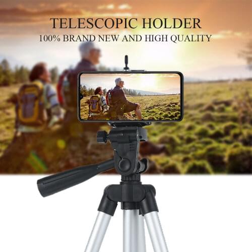 Camera Tripod Mobile Phone Travel Tripod Stand Universal Photography for Gopro IPhone Samsung Xiaomi Huawei Phone Aluminum