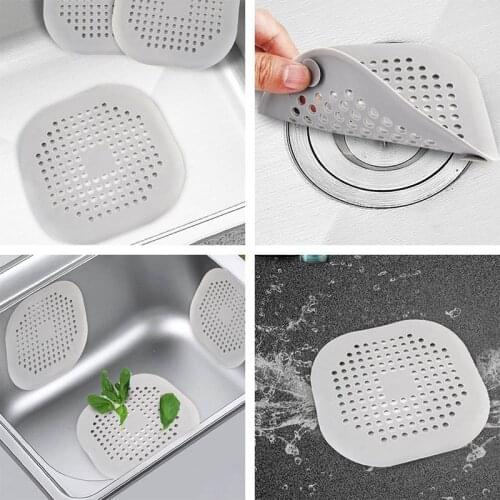 Sink Drain Strainer Hair Catchers Rubber Shower Bathtub Floor Filter Water Stopper Silicone Bathroom Kitchen Deodorant Plug