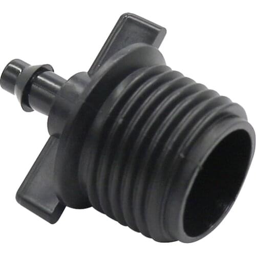 1/2" Male Thread Reducing to 1/4 inch Connector Garden Water Quick Coupling Drip Irrigation Fittings Adapter 100 Pcs