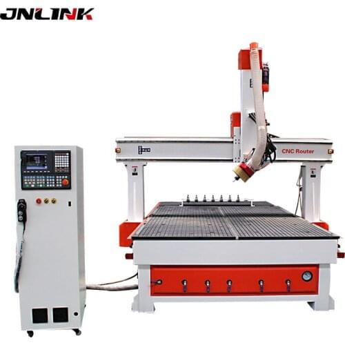 Auto tool changer woodworking cnc router machine 1325 4 axis