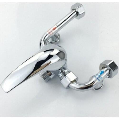 U type Electric Water Heater Parts cold and hot brass body mixing valve