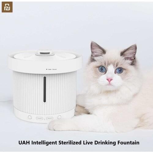 Xiaomi Uah Intelligent Sterilized Living Drinking Fountain Cat Drinking Fountain Evolution Of Water Quality With Mute System
