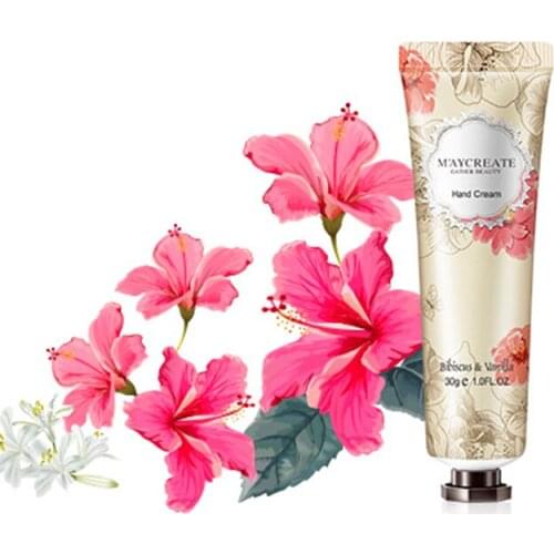 Moisturizing Hand Cream Plant Extract Floral Fragrance Hand Massage Lotion Repair Anti-Cracking Whitening Nourishing Hand Care