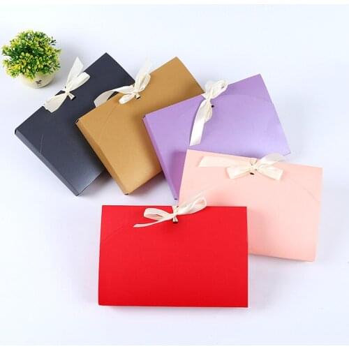 1PC Gift Box Square Exquisite Large Birthday Gift Box Silk Scarf Pajama Shirt Packaging Box Towel Panties Beautifully Packaged